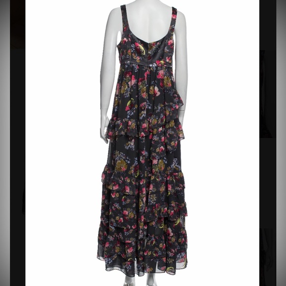 Cinq à Sept Alanis Tired ruffle Silk Dress US6 NWOT - Picture 7 of 14